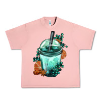 Salmon Winter Bobba Cup Urban Heavy Tee - FaDigitalArtStudio