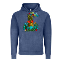 Vintage Denim Summer Vintage Hoodie - CowhideDigitalArt