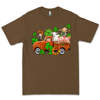 Cacao St. Patrick's farm animals and truck Premium Tee - OliviaCreatesArt