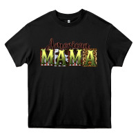 Black American Mama  Mother's Day Heavy Core Tee - CowGirlArtShop