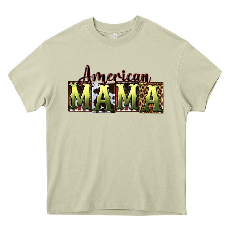 American Mama  Mother's Day Heavy Core Tee by CowGirlArtShop | Teevron