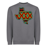 Storm Texas Map With Aztec Background Heavyweight Sweatshirt - JahusDesignShop