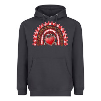 Smoke valentines day rainbow with heart Heavyweight Hoodie - RanaPortraitStore
