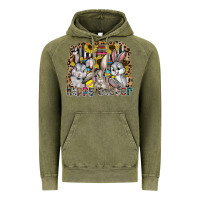 Vintage Olive Happy Easter Vintage Hoodie - CowhideDigitalArt
