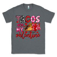 Charcoal Heather tacos are my valentine Classic Tee - OliviaCreatesArt
