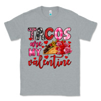 Heather Grey tacos are my valentine Classic Tee - OliviaCreatesArt