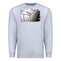Heather Grey volleyball brushstroke Premium Sweatshirt - RanaPortraitStore