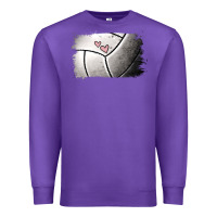 Purple volleyball brushstroke Premium Sweatshirt - RanaPortraitStore
