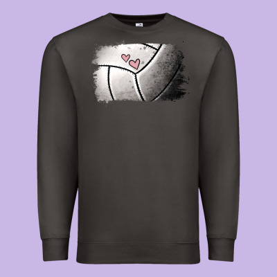 Volleyball Brushstroke Premium Sweatshirt Designed By Ranaportraitstore