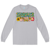 Moon Dust Summer Vibes Long Sleeve Tee - CowhideDigitalArt