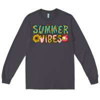 Smoke Summer Vibes Long Sleeve Tee - CowhideDigitalArt