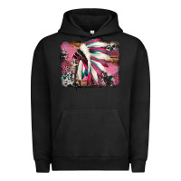 Pigment Black indian headdress valentine's day Urban Hoodie - Jasminsmagicworld