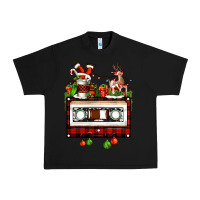 Black christmas cassette Urban Heavy Tee - FaDigitalArtStudio