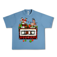 Pebble Blue christmas cassette Urban Heavy Tee - FaDigitalArtStudio