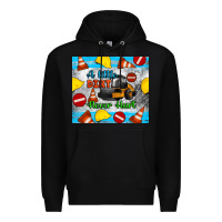 Black a little dirt never hurt steam roller tumbler Premium Hoodie - Artiststas