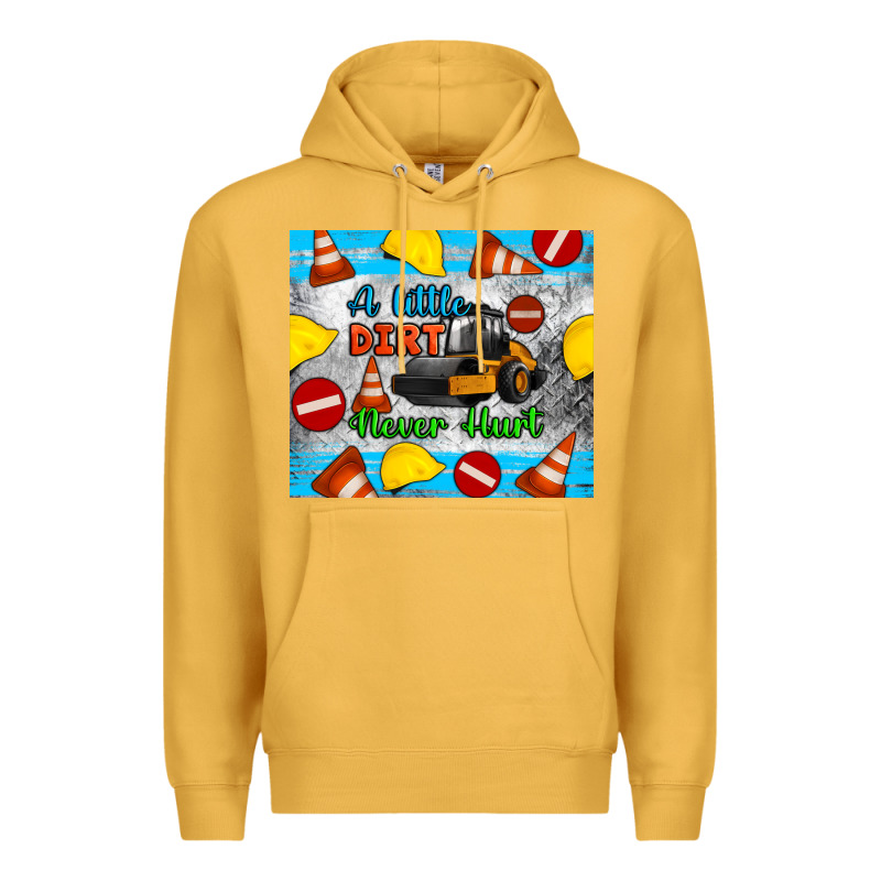 A Little Dirt Never Hurt Steam Roller Tumbler Premium Hoodie by Artiststas | Teevron