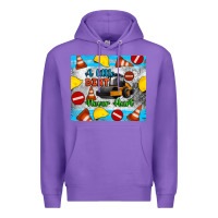 Purple a little dirt never hurt steam roller tumbler Premium Hoodie - Artiststas