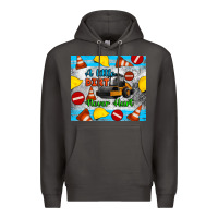 Smoke a little dirt never hurt steam roller tumbler Premium Hoodie - Artiststas