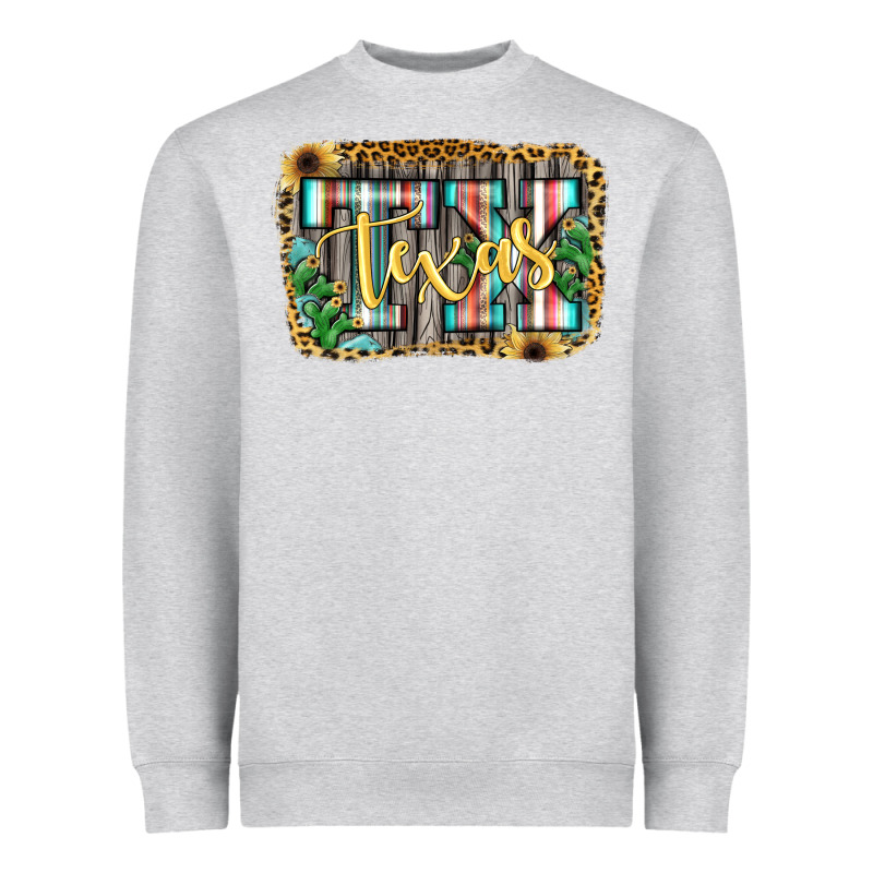 Tx Texas Heavyweight Sweatshirt by JahusDesignShop | Teevron