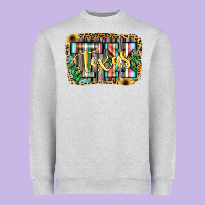 Tx Texas Heavyweight Sweatshirt Designed By Jahusdesignshop