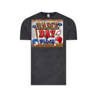 Vintage Black game day vibes tumbler Vintage Tee - BundleAndBundleShop
