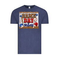 Vintage Denim game day vibes tumbler Vintage Tee - BundleAndBundleShop