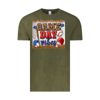 Vintage Olive game day vibes tumbler Vintage Tee - BundleAndBundleShop