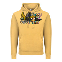 Vintage Mustard Happy Easter Vintage Hoodie - CowhideDigitalArt