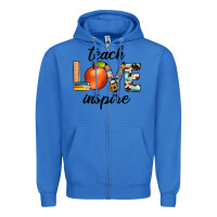 True Royal teach love inspıre Zipper Hoodie - JahusDesignShop
