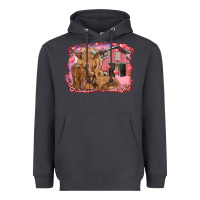 Smoke valentines day mama cow and baby cows Heavyweight Hoodie - RanaPortraitStore
