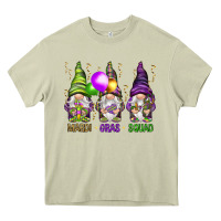 Mossy Mardi Gras squad with gnomies Heavy Core Tee - HowdyJamesFarm