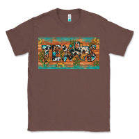 Chestnut texas sunflower cactus cowhide leopard licence plate Classic Tee - Artiststas
