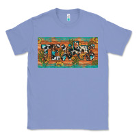 Colony Blue texas sunflower cactus cowhide leopard licence plate Classic Tee - Artiststas