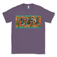 Lavender texas sunflower cactus cowhide leopard licence plate Classic Tee - Artiststas