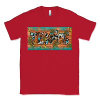 Red texas sunflower cactus cowhide leopard licence plate Classic Tee - Artiststas