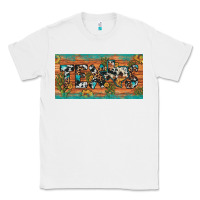 White texas sunflower cactus cowhide leopard licence plate Classic Tee - Artiststas