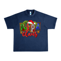 Navy Christmas papa claus Urban Heavy Tee - FaDigitalArtStudio
