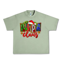 Oil Green Christmas papa claus Urban Heavy Tee - FaDigitalArtStudio
