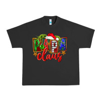 Pigment Black Christmas papa claus Urban Heavy Tee - FaDigitalArtStudio