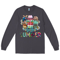 Smoke Hello Summer Long Sleeve Tee - CowhideDigitalArt