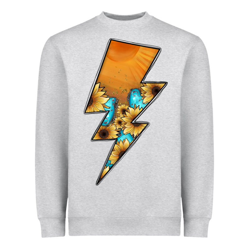 Lightning Bolt Heavyweight Sweatshirt by JahusDesignShop | Teevron