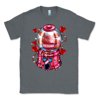Charcoal Heather kiss  machine  olivia Classic Tee - OliviaCreatesArt