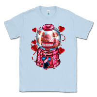 Dusty Blue kiss  machine  olivia Classic Tee - OliviaCreatesArt