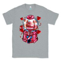 Heather Grey kiss  machine  olivia Classic Tee - OliviaCreatesArt