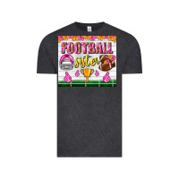 Vintage Black football sister tumbler Vintage Tee - BundleAndBundleShop