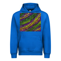 Cobalt mardi gras leopard Urban Hoodie - RanaPortraitStore