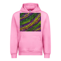 Fuchsia Pink mardi gras leopard Urban Hoodie - RanaPortraitStore