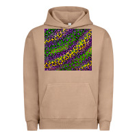 Pigment Burro mardi gras leopard Urban Hoodie - RanaPortraitStore