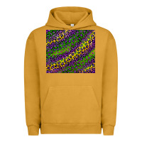 Pigment Peanut Butter mardi gras leopard Urban Hoodie - RanaPortraitStore