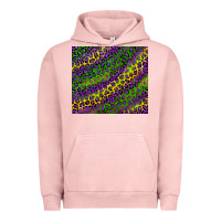Pigment Salmon mardi gras leopard Urban Hoodie - RanaPortraitStore